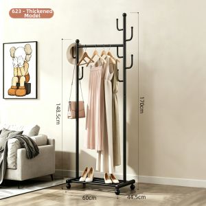TINGXU | Moveable Hat and Coat Rack