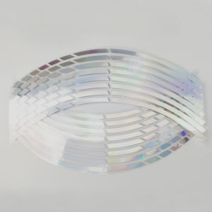 1 Set 5 Colors Car Styling Strips Reflective Motocross Bike Motorcycle Wheel Stickers and Decals 17/18 Inch Reflective Rim Tape