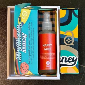 Anney Happy Men Eau De Parfum 85ml - Long Lasting Oil-Based Perfume for Men | Fresh Citrus & Woody Scent | FDA Approved & Authentic