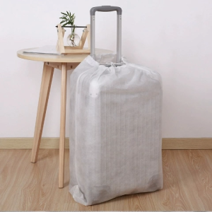 2pcs Trolley Case Cover for Travel Suitcase Reusable Non-Woven Fabric Dustproof Protector