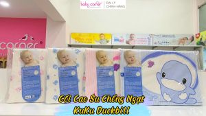 Gối Cao Su Chống Ngạt Thoáng Khí KUKU - KU2047 Cho Bé 0M+