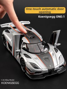 XINGXINGKEJIAO | Mô Hình Siêu Xe Koenigsegg One:1 Cao Cấp