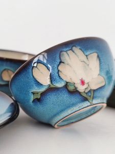 Hand-Painted Ceramic Dining Set Xinninglan Soup Bowl Rice Bowl Noodle Bowl Special Attractive Bowl Plate Minor Defects