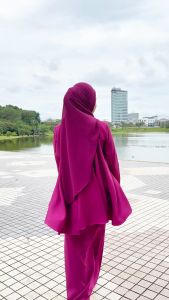 ZAIKHA | Noura Kurung [6 Warna Kurung Modern Flowy Como Crepe Premium]