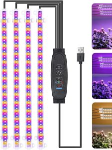 3 Colors Indoor Led Grow Light USB DC5V Timer Phyto Lamp For Plants Dimmable LED Lamp Phytolamps Full Spectrum Hydroponics