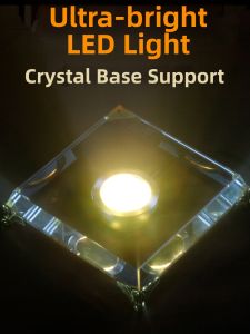 HOUZISHAN | Electric Multi-color White Light Base Ornament