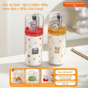 YOULUNMEI | Bộ Cốc Đựng Đánh Răng Chống Khuẩn Chống Mốc