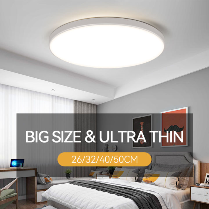 thumbnail image 2 of Bapro Ultra Thin LED Ceiling Panel Light – 16W-36W, Cool/Warm White, IP44, Round Flush Mount 2 of 5