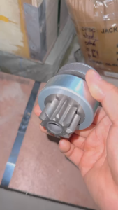 Bánh răng đề QDJ251B 9 răng 12 then có lò xo cao 73 lắp cho xe ô tô ben thùng trường hải