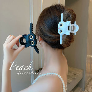 Cute Cat Hair Clip Womens Summer Large Shark Clamp Back Hair Accessory Trendy Fashion Hair Accessories Fresh Out Design