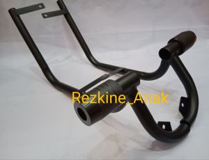 TUBULAR CRASHBAR HONDA ADV 150 / CRASHBAR ADV150 + JALU FRAME SILIDER KANAAN KIRI