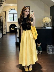 XUECAIQI | Unique and Beautiful Summer Korean Style Outfit Two-piece Set