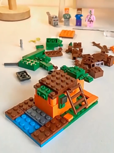 Building Block Puzzle Toy My World Building Block Assembly Small Part Toy Castle and Farm Building Set Puzzle Toy for Boys and Girls COD