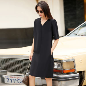 AMII | Professional Style Silk Dress