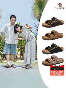 CAMEL | Dép Birkinstock Nhẹ Mùa Hè bằng Sơ Dừa cho Đôi