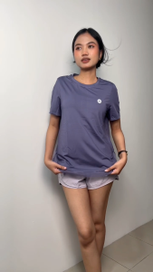 CS QUEEN-T-Shirt Large size loose T-shirt short sleeve daily casual high elastic breathable slim outdoor sports fitness yoga top（CS24)