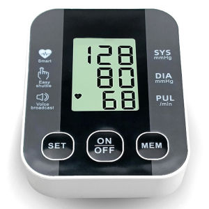 Automatic Digital Arm Blood Pressure Meter 32cm Cuff Medical Pressure Tonometer Tensiometer Baumanometer Pulse Sphygmomanometer