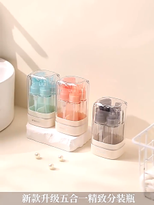 【COD + Local Seller】Travel Split Bottle Set Cosmetics Empty Bottles Shampoo Skincare Products Water Cream Travel Portable Spray Bottle Small Bottles