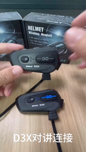 2025 New 600M Half Duplex Motorcycle Helmet Intercom Headset V5.4 Waterproof Music Share Interphone Intelligent Voice Assistant Headphone