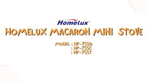 HOMELUX MACARON MINI PORTABLE STOVE