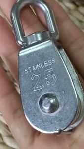 Katrol Kerekan Mini Serbaguna Swivel Pulley Stainless Steel M15-M50