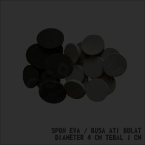 SPON ATI / BUSA ATI / SPON EVA POTONGAN BENTUK LINGKARAN / BULAT TEBAL 1CM