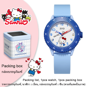 (With Box/42mm)100% Authentic Sanrio Hello Kitty Watch for Kids Girls Kuromi Quartz Watch Waterproof Silicone Soft Strap Shockproof Birthday Gift Christmas Gifts 2153 手表女生防水