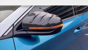 Malaysia Version BYD ATTO 3 Side Mirror Cover Car Accessories Exterior Glossy Black Carbon Sporty Protector 2pcs/set