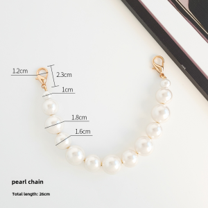 Mini Metal Accessory Chain for LV Cosmetic Bag Transformation Nice Nano Shoulder Crossbody Belt Accessory