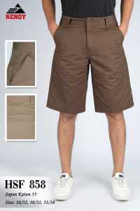 celana kendy pendek pinggang kancing premium