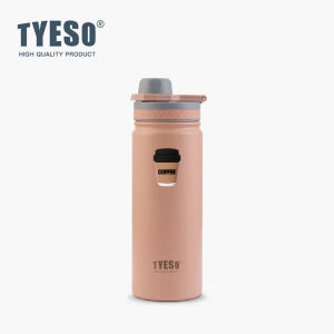 TYESO | Tyeso 750ML Stainless Steel Thermos Bottle Vacuum Flask Travel Cup Insulated Bottle Sport Thermal Cup Mug with Coffee Sticker