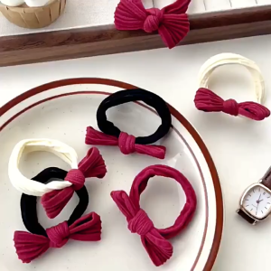Ribbon Hair Tie Cute Hairband Simple Hair Accessories Women Kids Pengikat Rambut Reben Comel