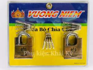 Khóa chống cắt bộ 2 chìa chủ vương niệm
