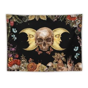 VIKAMA Vintage Bohemian Sun Tapestry Psychedelic Wall Hanging Aesthetic Bedroom Living Room Polyester Backdrop