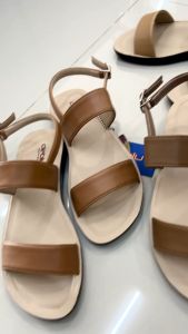 S รองเท้าเพื่อสุขภาพ รองเท้าผู้หญิง รองเท้าแตะ รองเท้าแตะแบบสวม deblu เดอบลู รุ่น BD - L5004S-2 สีเบจ โอวัลติน ครีม ดำ Size 36-41