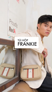 [Mua 3 giảm 10%] Leonardo Túi Đeo Chéo Nam Frankie Da Microfiber Cao Cấp Phom Hộp Phối Màu Thời Thượng Kháng Nước Chống Bám Bụi