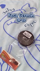 KACA RIAS CERMIN MAKE UP SAKU POCKET MIRROR MAKEUP KUE BISKUIT COKLAT