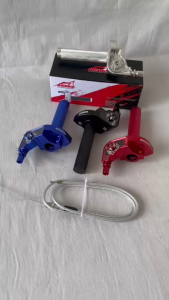 AGRAS GAS KONTAN ALMINI FULL CNC UNIVERSAL MOTOR GAS SPONTAN ROLLER RACING SILVER MERAH BIRU HITAM