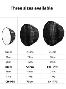 SUBEN | Fast Assembly Portable Deep Softbox Grid Umbrella Diffuser