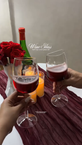 Semicircular Red Wine Cups Creative Crystal Glass Portable Clear Half Wine Glass fun European Creative Crystal Glass