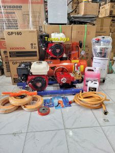 Paket Kompresor Steam HONDA GP160 Cuci Motor Mobil Buat Usaha +Tambal Ban