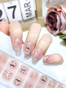 Waterproof Long-lasting No Top Coat 3D Brightening Nail Polish Stickers