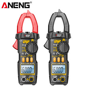 [ToolOutlet]Multifunctional Digital Clamp Meter 6000 Counts NCV for Electrical Troubleshooting AC/DC Voltage and Current with Large LCD Screen