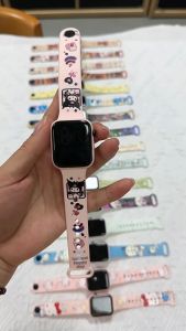 Jam Tangan Anak Digital Led Screen Strap Rubber Kartun Lucu Anti Air