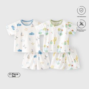 TONGLIANCHUXIN | Summer Thin Cotton Baby Clothes Set