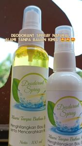 Penghilang Bau Ketiak Bau Badan 24jam Membantu Mencerahkan Ketiak Deodorant anti bau badan Spray tawas Herbal 60 Ml