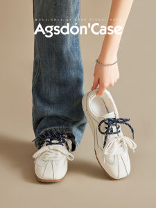 Agsdon | Ballet Style Flat Sneakers for Women