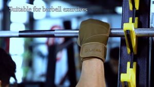 Half Finger Bodybuilding Gym Gloves Weightlifting Dumbbell Training Anti-Slip Fitness With Belt Crossfit Workout Exercise Gloves