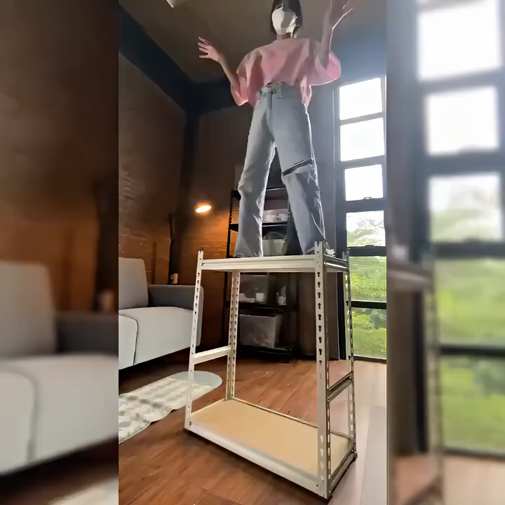 (COD)Metal Rack Organizer Layer Boltless Rack Adjustable Steel Rack ...