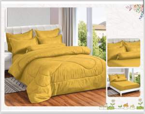 Plain Colour Cadar Queen/ King Size 4in1 / Single Fitted 2in1 Cadar Bedsheet Set Cadar Getah K...